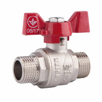Кран кульовий SD Forte 1/2" ЗР для води (метелик) SF606W15 (SF606W15)