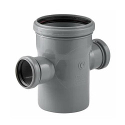 Хрестовина каналізаційна Reiger Triple Safe Ø 110×110×50/87,5° мм 6545816