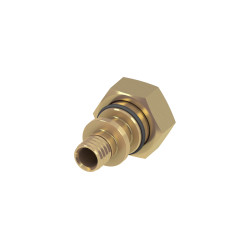 Перехідник TECE прямий з накидною гайкою 14х3 / 4 "(євроконус) (713614)
