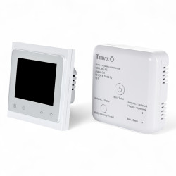 Комплект бездротового управління опаленням ZigBee: термостат вбудов. +  реле (сухий контакт) (496161)