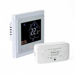 Комплект бездротового управління опаленням ZigBee: термостат вбудов. + реле On/Off (220В) (495121)