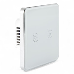 Розумний сенсорний вимикач Tervix Pro Line ZigBee Touch Switch (2 клавіші), без нуля (433131)