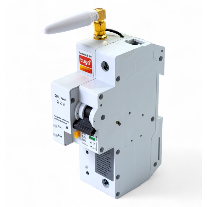Розумний автоматичний вимикач Tervix Pro Line WiFi Circuit Breaker, 10A (439451)