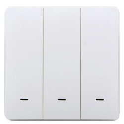 Розумний клавішний вимикач Tervix Pro Line ZigBee Push Switch (3 клавіші), без нуля (438111)