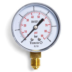 манометр Tervix Pro Line 50 0-6 бар 1/4" рад. (355112)