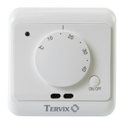 Термостат для водяної / електричної теплої підлоги Tervix Simple (101031)