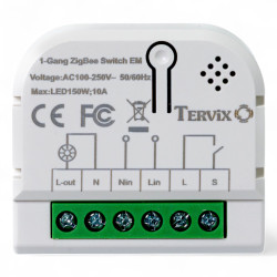 Умный выключатель Tervix Pro Line ZigBee Switch (1 клавиша/розетка) (432121)