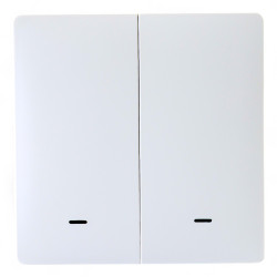 Розумна клавішна кнопка-вимикач Tervix Pro Line ZigBee Push Button (2 клавіші), на батар. (433021)