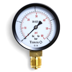 манометр Tervix Pro Line 63 0-4 бар 1/4" рад. (355211)