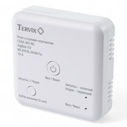 Умный переключатель Tervix Pro Line ZigBee Dry Contact On/Off (реле с "сухим" контактом) (431181)