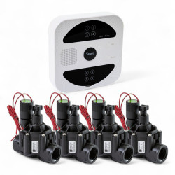 Комплект для автоматичного поливу (WiFi контролер + 4 клапани DN32) (499477)
