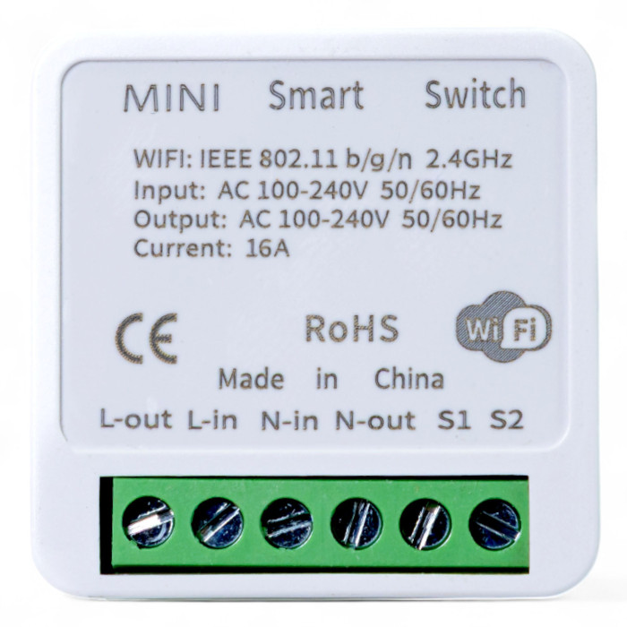 Умное реле/выключатель Tervix Pro Line Relay WiFi On/Off (431491)