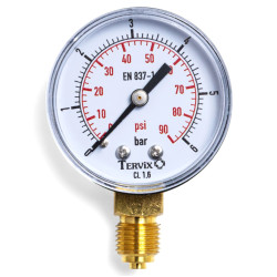 манометр Tervix Pro Line 63 0-6 бар 1/4" рад. (355212)