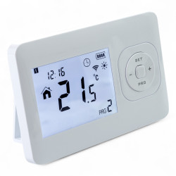 Безпровідний кімнатний термостат Tervix Pro Line ZigBee Wireless, нагрів/охолодження (119011)