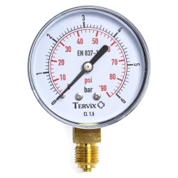 манометр Tervix Pro Line 100 0-6 бар 1/2" рад. (355412)