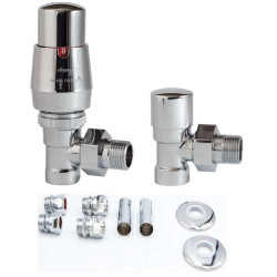 Комплект термостатичний Vario Term, ROYAL, All In One, кутовий, хром, AROGS0202CFK(Cu)