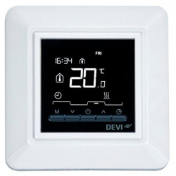Терморегулятор Devi Devireg Opti +5...45° електронний вбудований дротовий датчик 13A 230В білий