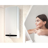 Водонагрівач електр. TESY Bellislimo Cloud плаский GCR 1002722 E31 ECW Wi-Fi, 100л, 2,2кВт, ун. монтаж, електр. кер-ння, B, білий