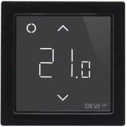 Терморегулятор Devi Devireg Smart +5...45° електронний Wi-Fi вбудований дротовий датчик 16A 230В чорний