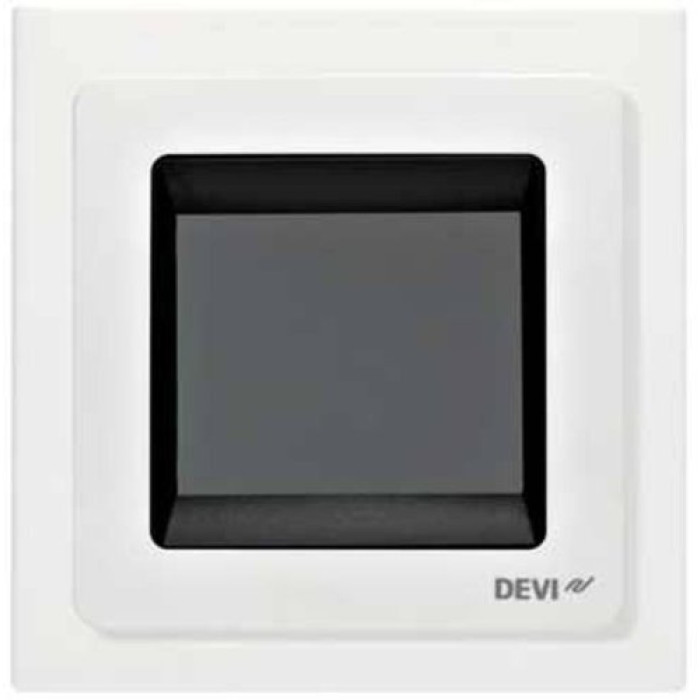 Терморегулятор Devi Devireg Touch +5...45° сенсорний вбудований дротовий датчик 16A 230В білий