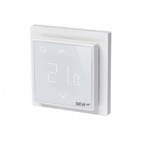Терморегулятор Devi Devireg Smart +5...45° електронний Wi-Fi вбудований дротовий датчик 16A 230В білий