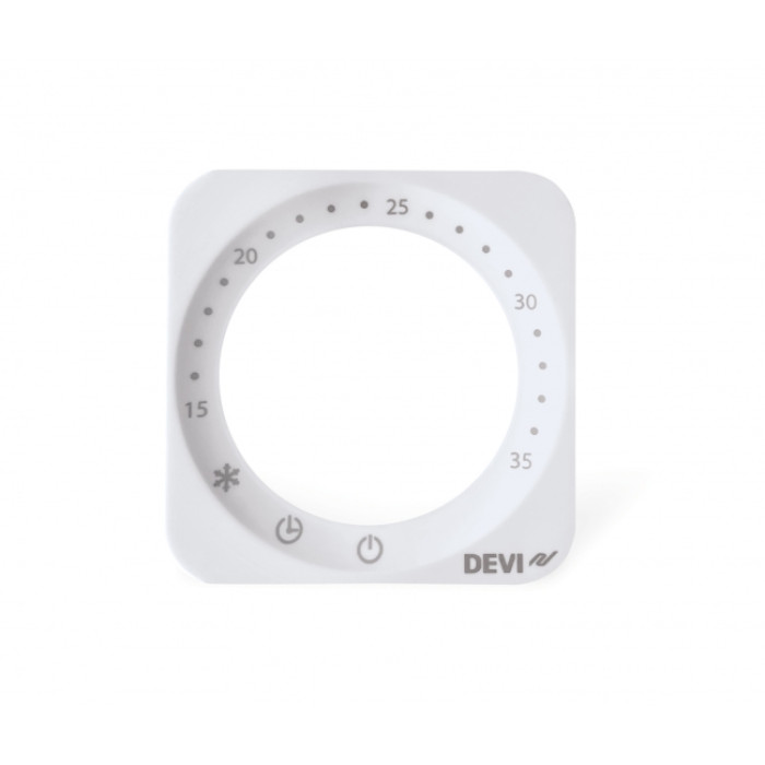Терморегулятор Devi Devireg Basic +4...45° механічний програмований Bluetooth вбудований 16A 230В білий