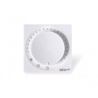 Терморегулятор Devi Devireg Basic +4...45° механічний програмований Bluetooth вбудований 16A 230В білий